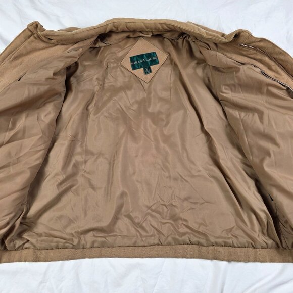 Vintage Hill & Archer Mens XL Tan Full Zip Jacket Pockets Casual Outdoors - Picture 5 of 10
